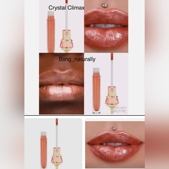 Jeffree Star Other - Jeffree Star Crystal Climax Lip Gloss Rich Copper Hue Metallic Shimmer NIB